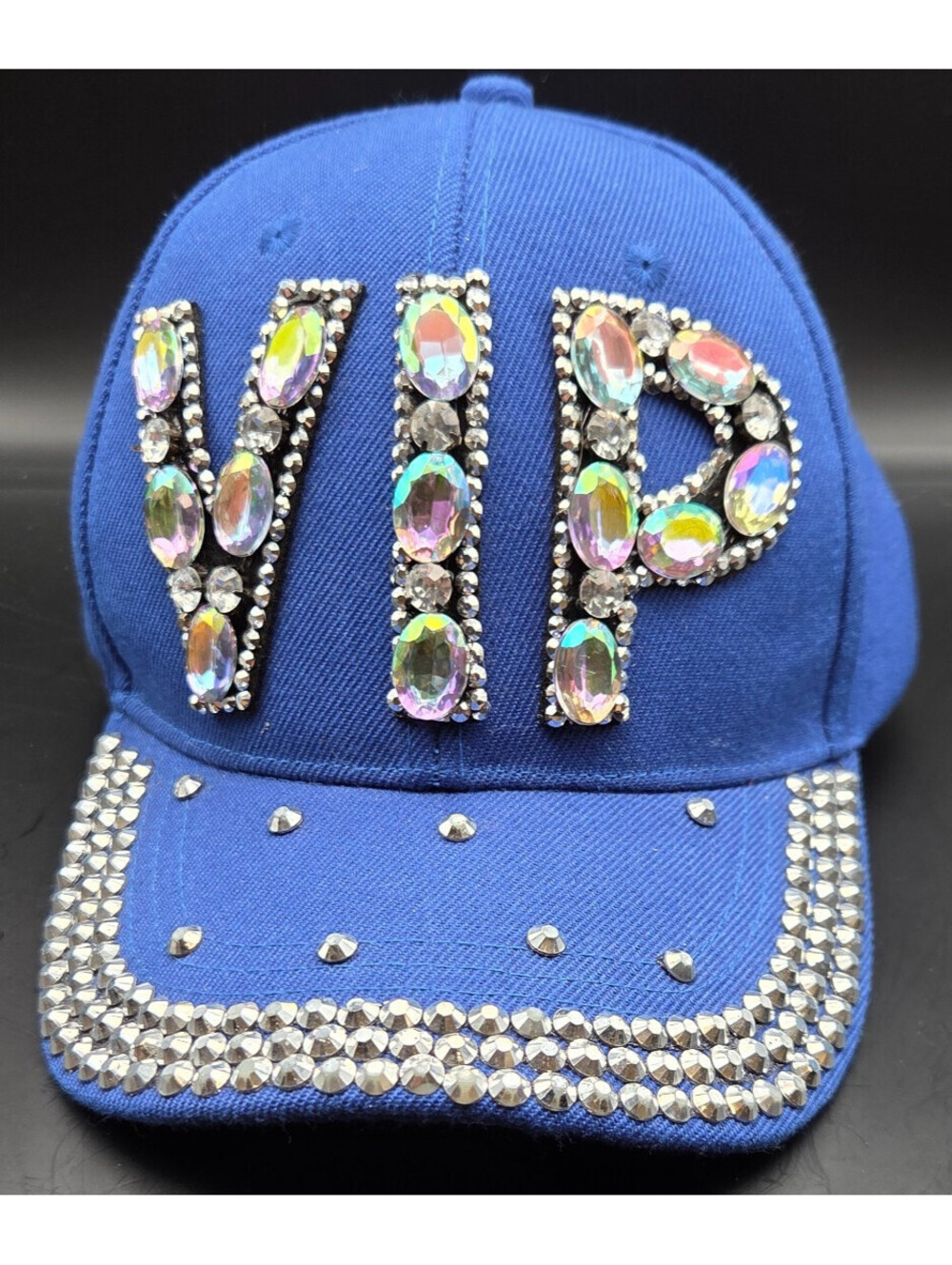 Bejeweled VIP Blue Women's Ballcap Pre-Owned Very Clean One Owner One Size